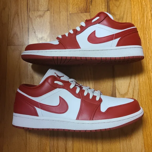 Nike Jordan 1 Low Gym Red/White Men's 9
